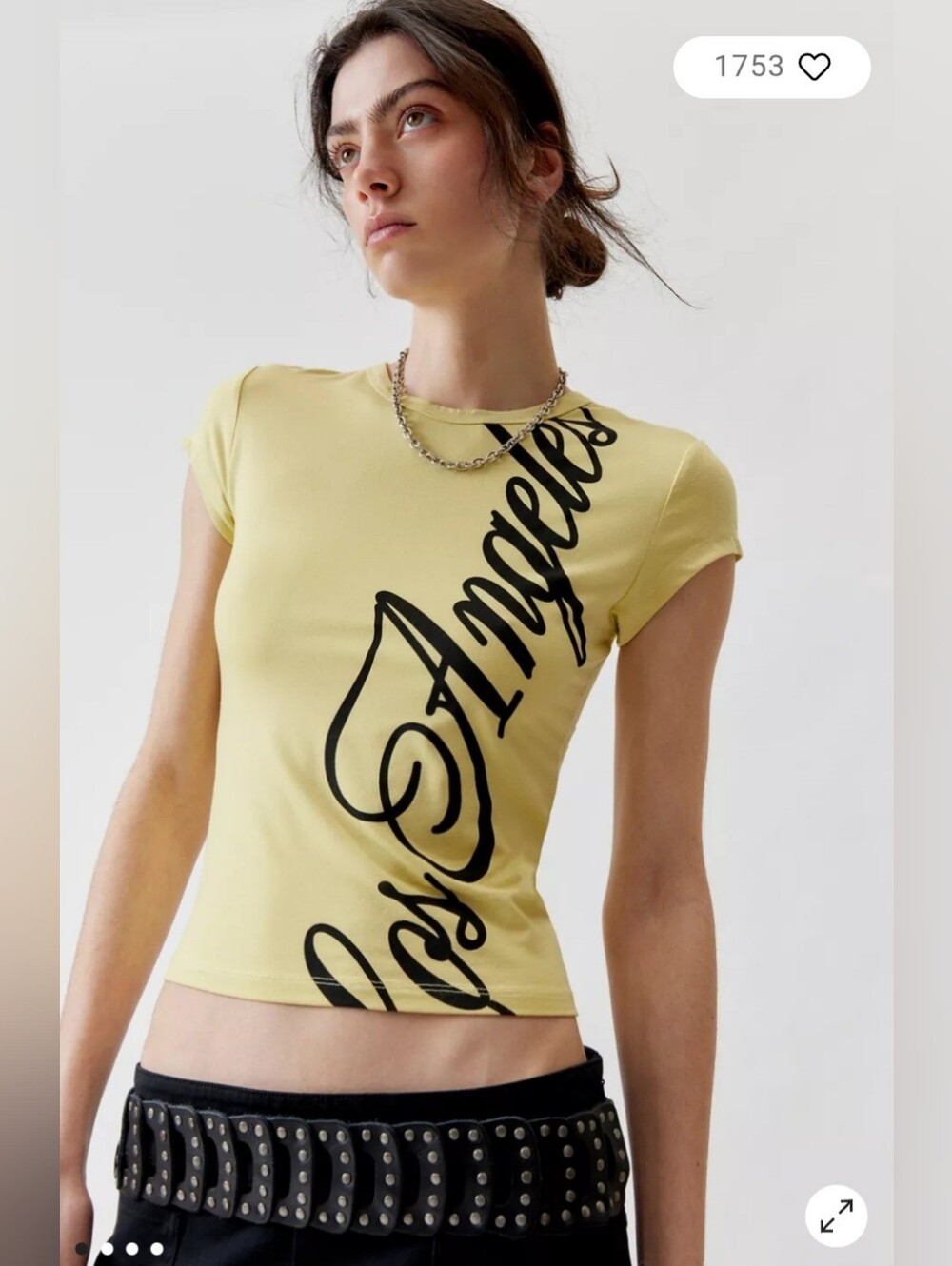 Urban Outfitters Los Angeles Destination Baby Tee In Size LARGE